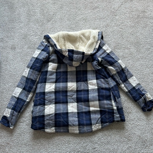 Plaid Lined Jacket - Picture 3 of 4
